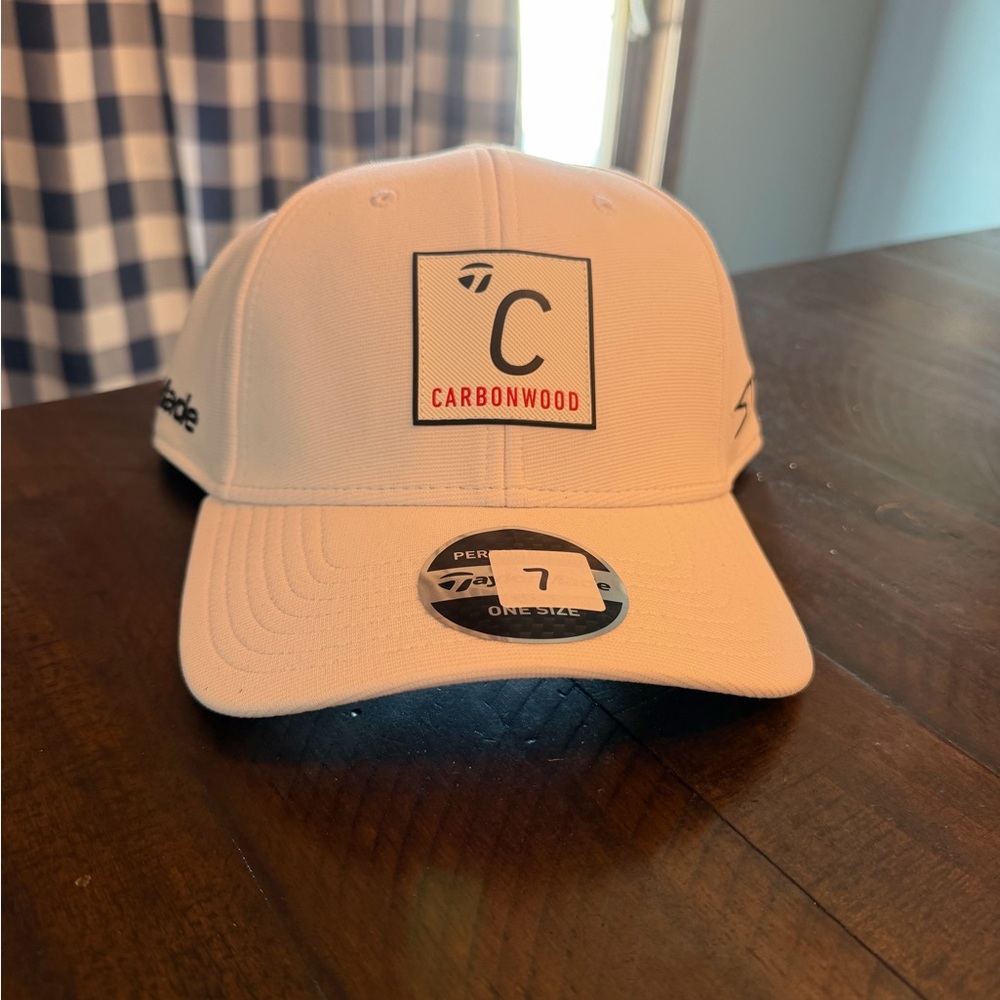 NEW TaylorMade Carbonwood White Cap